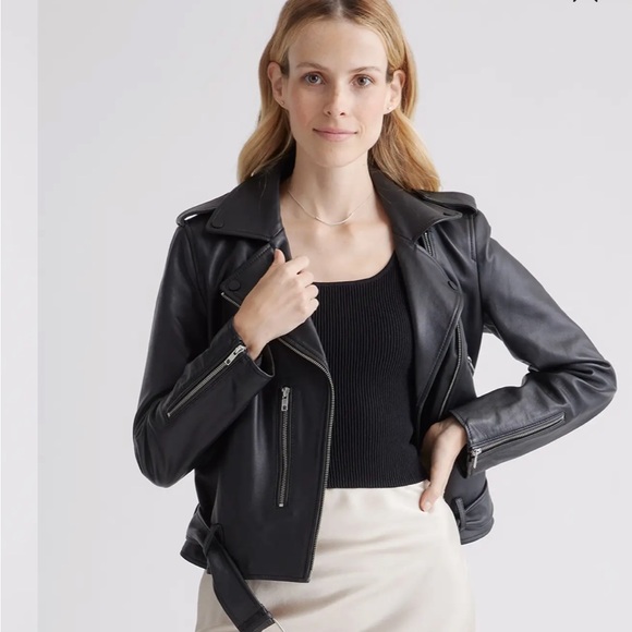 Cropped Square Neck Ribbed Knit Tank M - Picture 3 of 9